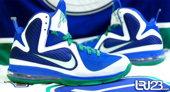 Blue LeBron James Shoes. Nike ID