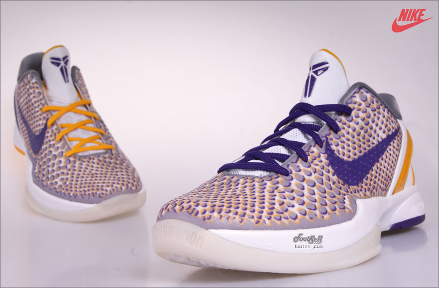 SONY DSC Nike Zoom Kobe Vi Lakers 3 D Detailed Images 2