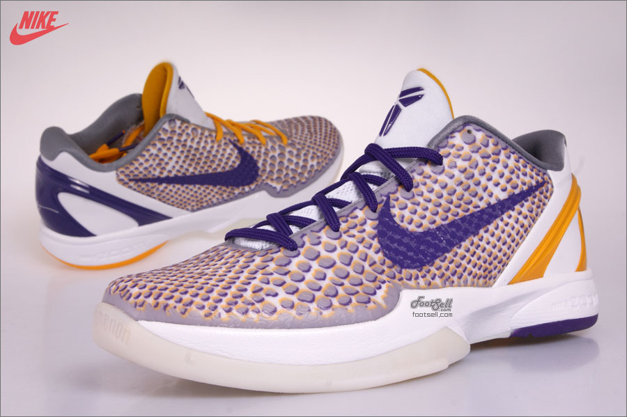 SONY DSC Nike Zoom Kobe Vi Lakers 3 D Detailed Images 3