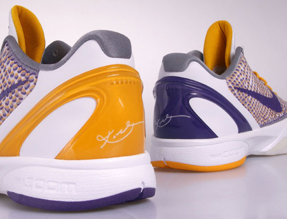 Nike Zoom Kobe VI 'Lakers 3-D' - Detailed Images