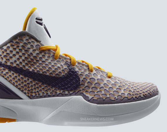 Nike Zoom Kobe Vi Lakers 3 D Release Date 1