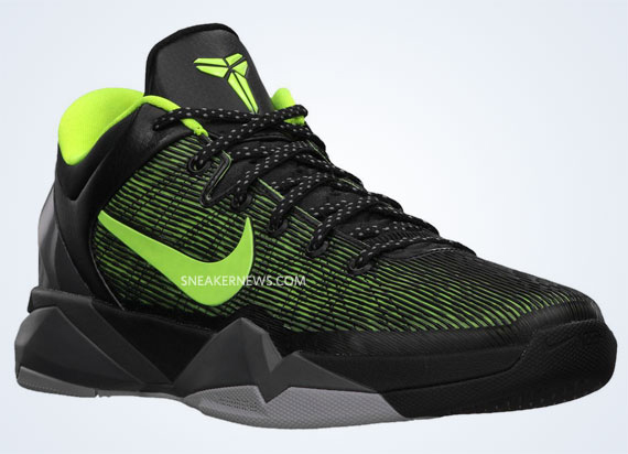 Nike Zoom Kobe Vii Black Neon Grey 19
