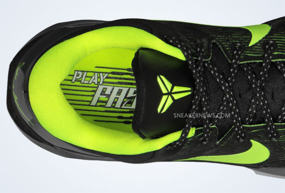 Nike Zoom Kobe Vii Black Neon Grey 2