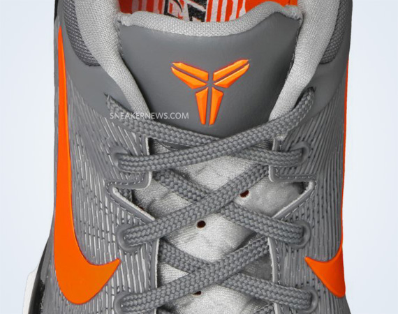Nike Zoom Kobe Vii Wolf Grey Total Orange Black 10