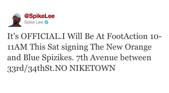Spike Lee Signing Knicks Spizikes 2