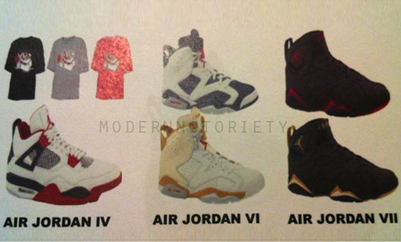 Air Jordan ‘Olympic Pack’ 2012