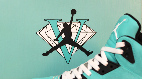 Air Jordan V Tiffany Customs 1