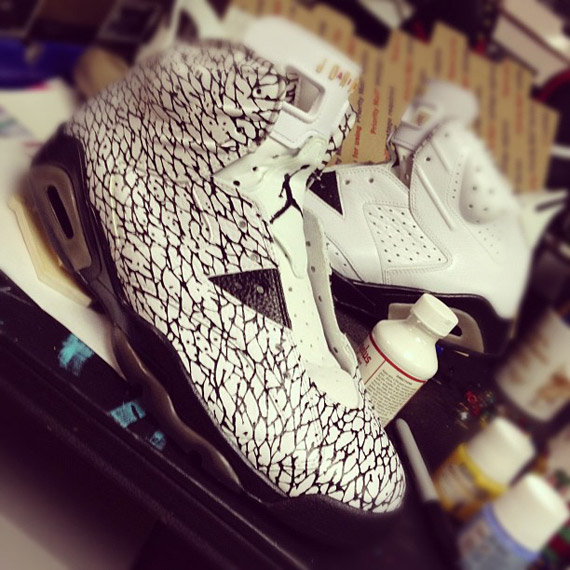 Air Jordan Vi Cement Custom By El Cappy 5