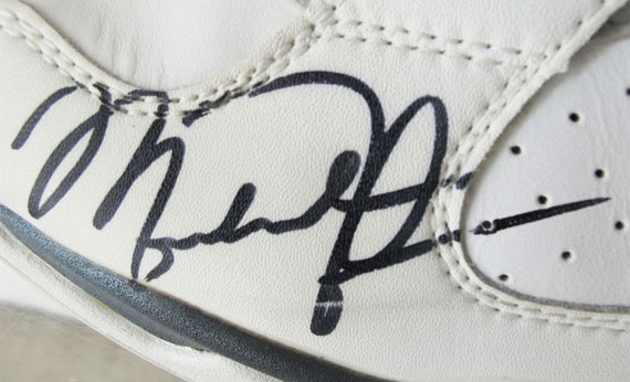 Air Jordan VIII - Game Worn + Autographed by Michael Jordan ...