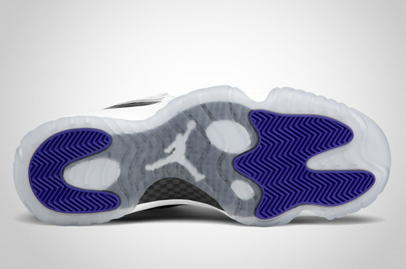 jordan 11 concord blue bottoms