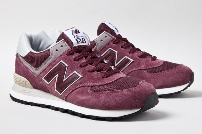 New Balance 574 Classics Burgundy 3