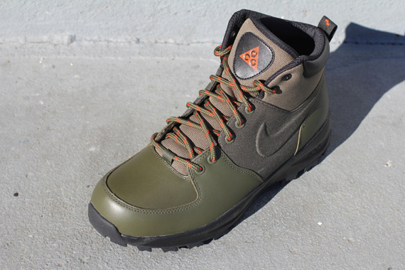 olive green acg boots
