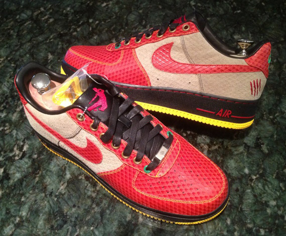 nike air force 1 bespoke bruce lee by shane victorino 2