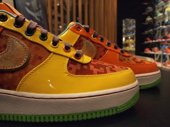 nike swoosh Air Force 1 Bespoke by HDPN