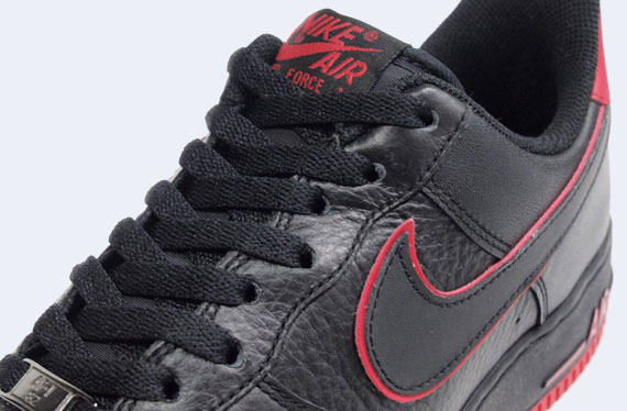 Nike Air Force 1 Low - Black - Red - SneakerNews.com