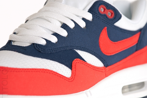 Nike Air Max 1 Midnight Navy Action Red White Neptune Blue 2