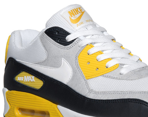 Nike Air Max 90 – White – Grey – Black – Yellow