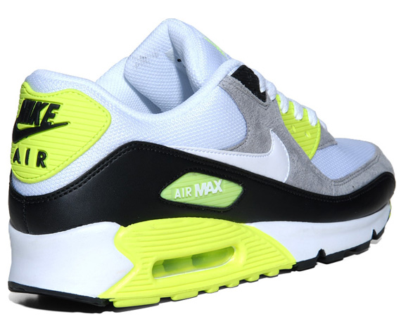 Neon yellow nike shop air max 90