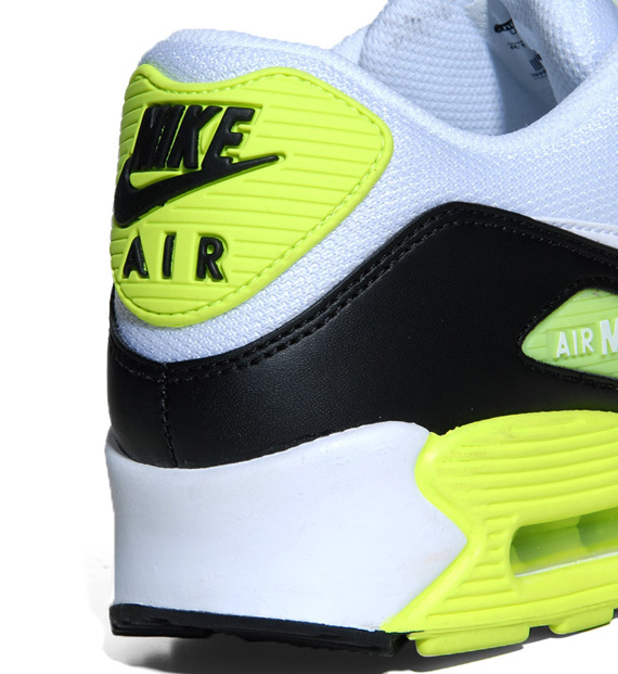 Nike Air Max 90 White Black Volt Grey 4