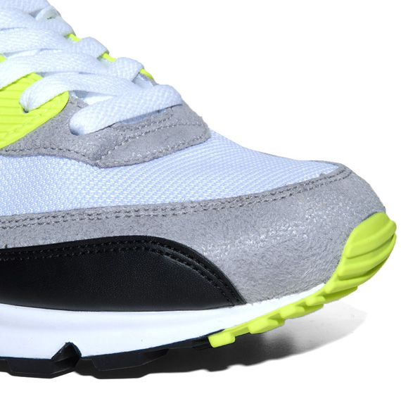 Nike Air Max 90 White Black Volt Grey 5