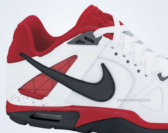 Nike Air Trainer Classic White Black Fire Red 4