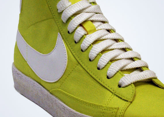 Nike Blazer High Nylon VNTG - Electrolime