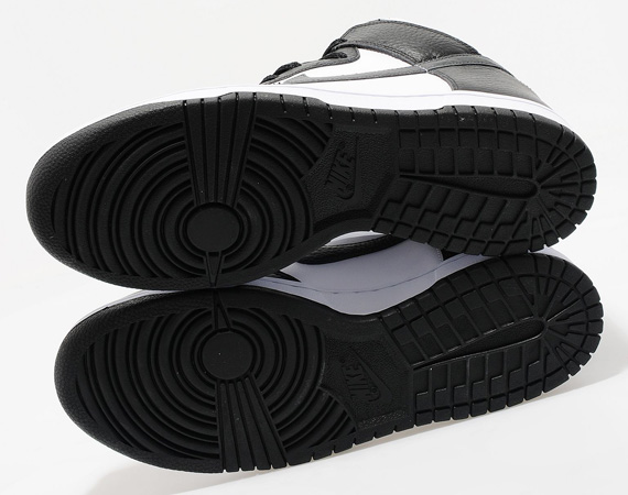Nike Dunk High Black White Size 1