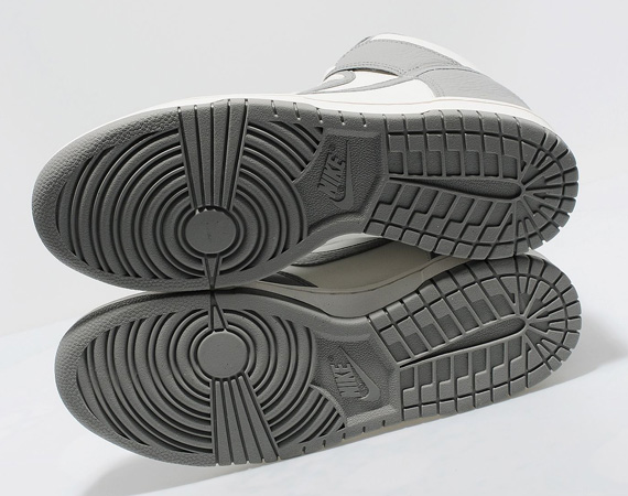 Nike Dunk High Grey White Size 1