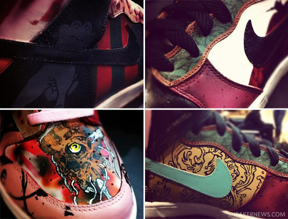 Nike Dunk High Wtf Dunks By Mache