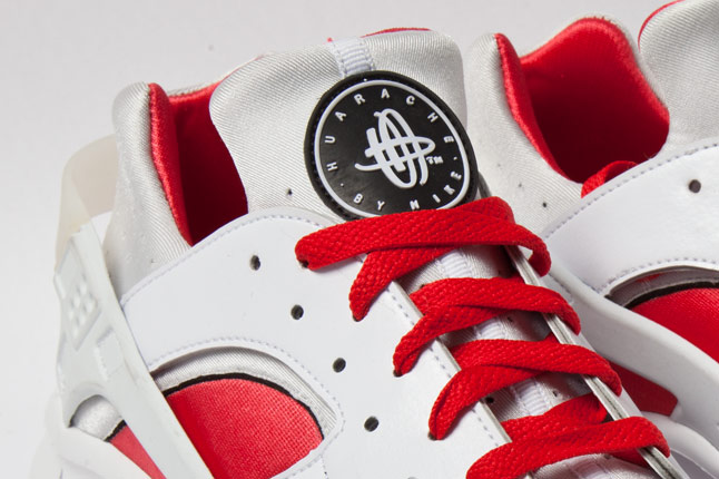 Nike Huarache Free 2012 White Red 1