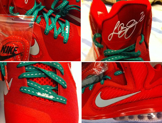Nike LeBron 9 ‘Christmas’ – New Photos