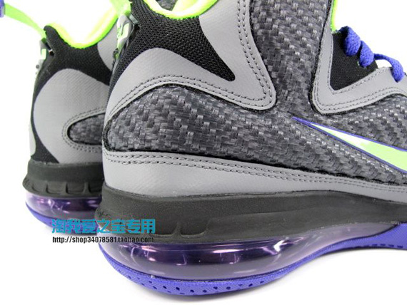 Nike Lebron 9 Gs Grey Volt Purple Black 2
