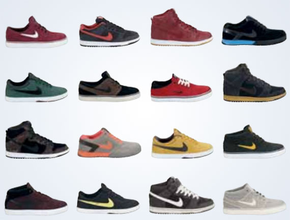 nike shoes variety