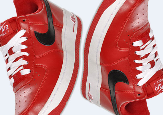 Nike WMNS Air Force 1 Low – Gym Red – Black – White