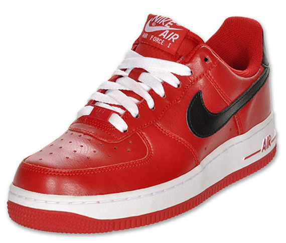 Nike WMNS Air Force 1 Low - Gym Red - Black - White - SneakerNews.com