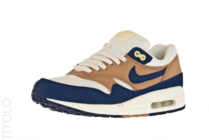 Nike Wmns Air Max 1 P Shale Lylac Blue Sail Yellow Diamond 3