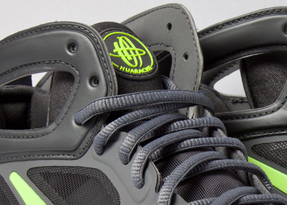 Nike linen zoom huarache tr mid 2 black grey volt 5