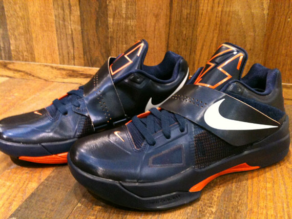 Nike Zoom Kd Iv Navy Orange 4