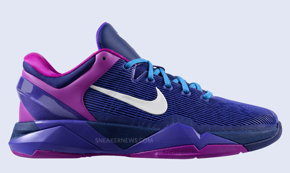 Nike Zoom Kobe Vii Gs Deep Royal Blue Magenta 2