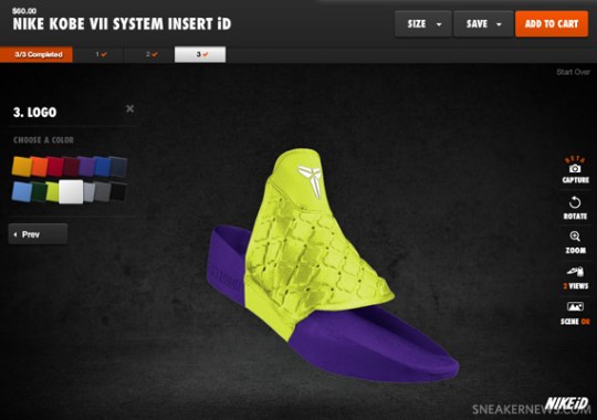Nike Zoom Kobe VII Supreme Inserts – Customizable on Nike iD