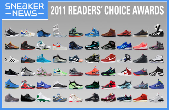 Sneaker News 2011 Readers Choice Awards Summary