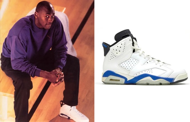 1991_AirJordan6_SportBlue_offcourt 1991 Airjordan6 Sportblue Offcourt
