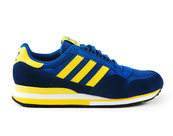 blue and yellow adidas