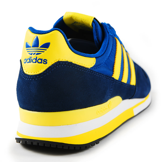 cadena Amplia gama desastre adidas Originals ZX 500 - Blue - Yellow - SneakerNews.com
