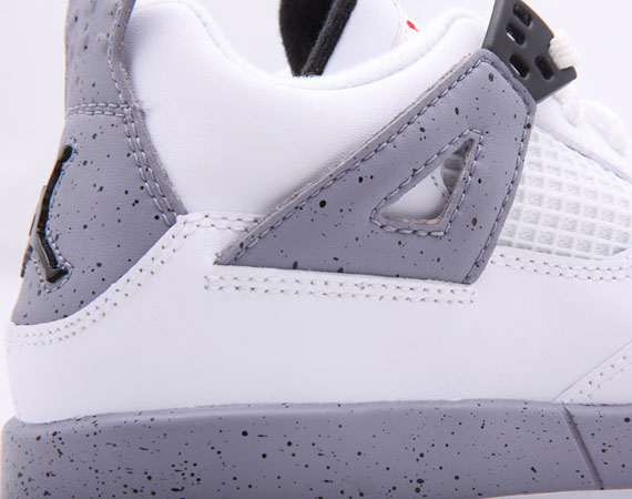 Air Jordan 4 Retro ‘White/Cement’ GS – New Images