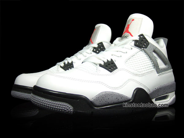 Air Jordan Iv White Cement 3