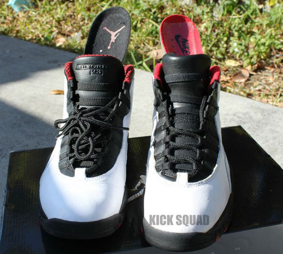 Høj eksponering Penge gummi Eksamensbevis Air Jordan X 'Chicago' - OG vs. Retro Comparison - SneakerNews.com