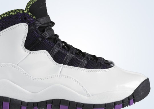 Air Jordan X GS – White – Violet – Cyber | Release Date