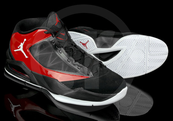 Jordan Flight The Power Black White Varsity Red 4