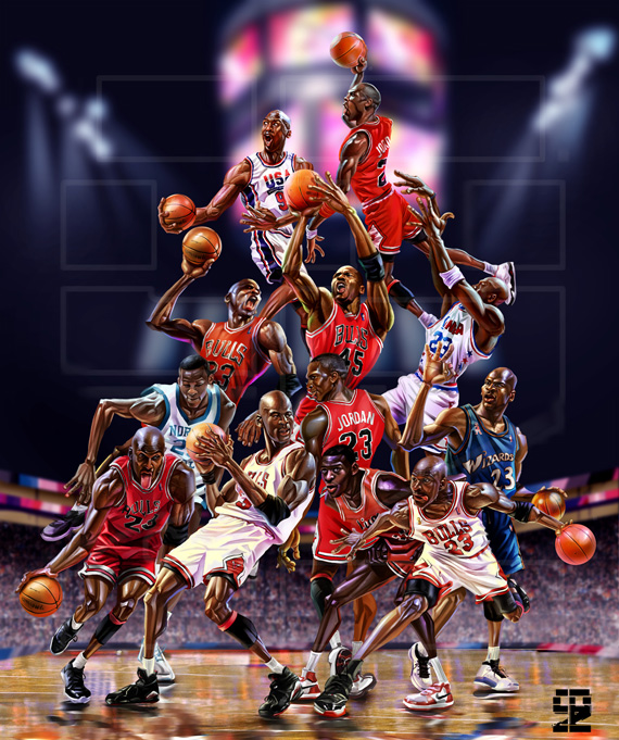 Michael Jordan Art By A Bb 10